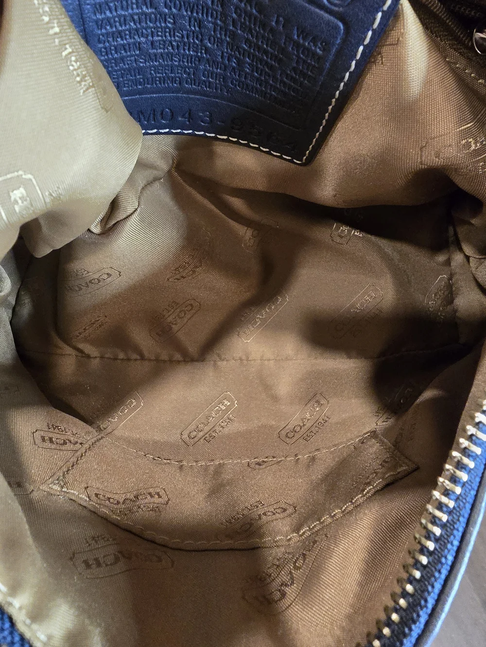 Vintage Y2K Coach Legacy Demi Hobo Bag Leather